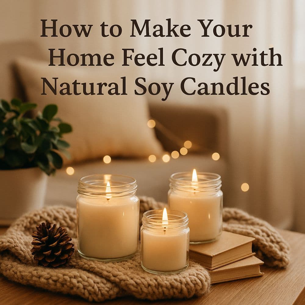 How to Make Your Home Feel Cozy with Natural Soy Candles